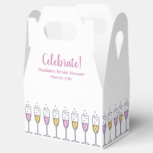 Champagne Celebration Bedankdoosjes (Geopend)