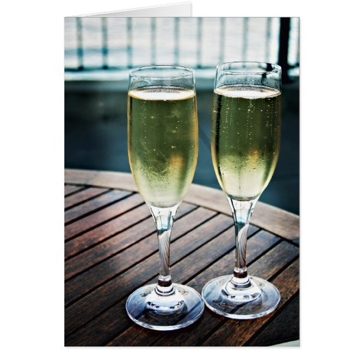 Champagne Celebration Card (Voorkant)