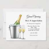 Champagne Celebration Invitation Kaart (Voorkant)
