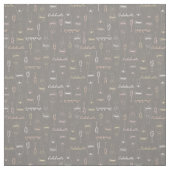 Champagne Celebrations on Grey Stof (Swatch)