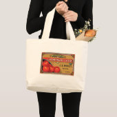 Champagne Cider JB Dickey, Newton, Kansas Grote Tote Bag (Voorkant (product))