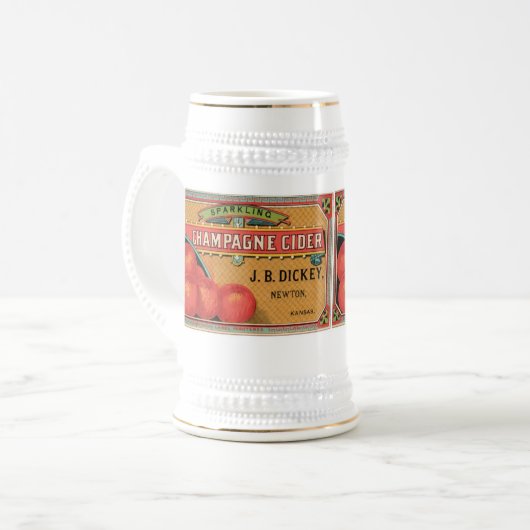 Champagne Cider Stein Bierpul (Voorkant links)
