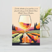 Champagne Classic Elegance vrijgezellenfeest Kaart (Staand voorkant)