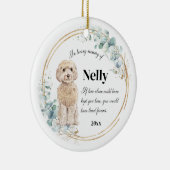 Champagne Cockapoo in het liefhebben van Memory Pe Keramisch Ornament (Rechts)