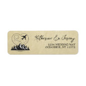 Champagne Colorado Passport Etiket (Voorkant)