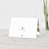 Champagne Confetti Wedding Dank je wel Folie Wenskaart (Achterkant)