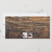 Champagne Cork 2021 Nieuwjaar Rustic Save the Date (Achterkant)