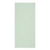 Champagne Cream en Mint Floral Wedding Menu Kaarte (Achterkant)