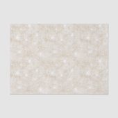 Champagne Cream Sand Glitter Birthday Tissuepapier (Voorkant)