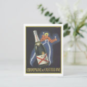 Champagne de Castellane Briefkaart (Staand voorkant)