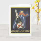 Champagne de Castellane Kaart (Gele Bloem)
