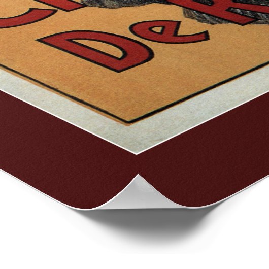 Champagne De Rochegre ~ Leonetto Cappiello 1902 Poster (Hoek)