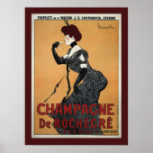 Champagne De Rochegre ~ Leonetto Cappiello 1902 Poster (Voorkant)