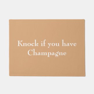 Champagne-deur Deurmat