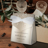 Champagne Dripping Glitter Quinceanera Favor Boxes Bedankdoosjes