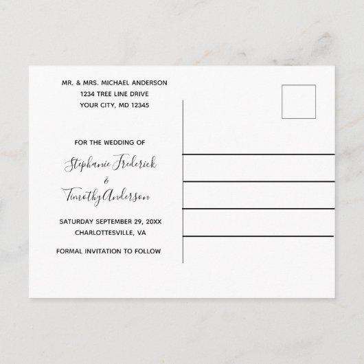 Champagne Dripping Glitter Trendy Glam Wedding Aankondigingskaart (Achterkant)