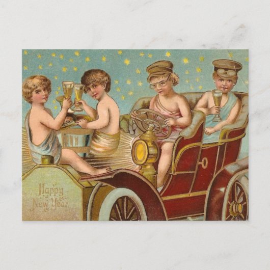 Champagne Drive Briefkaart (Voorkant)