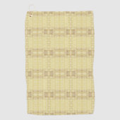 Champagne Elegantie Golfhanddoek (Voorkant)