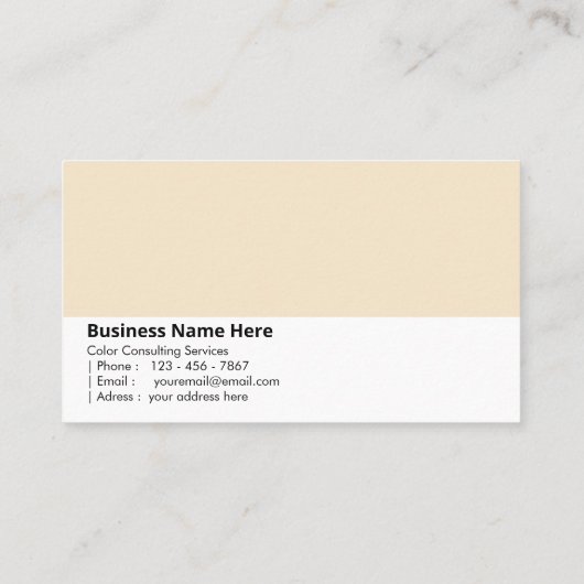 Champagne | Elegantie in een glas Visitekaartje (Achterkant)