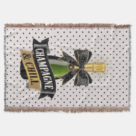 Champagne en Chill gooien deken