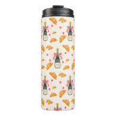 Champagne en Croissants Thermosbeker (Voorkant)