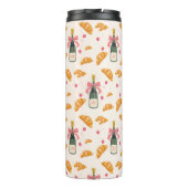 Champagne en Croissants Thermosbeker (Achterkant)