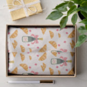 Champagne en Croissants Tissuepapier (Geschenk)