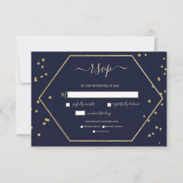 Champagne en Deep Blue RSVP
