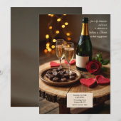 Champagne en dessert kaart (Voorkant / Achterkant)