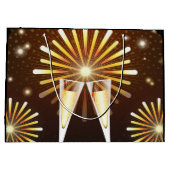Champagne en Fireworks Celebration Groot Cadeauzakje (Achterkant)