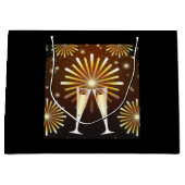 Champagne en Fireworks Celebration Groot Cadeauzakje (Voorkant)