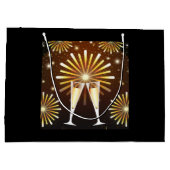 Champagne en Fireworks Celebration Groot Cadeauzakje (Achterkant)