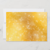 Champagne en Glitter Strings | Eve-partij nieuwjaa Kaart (Achterkant)