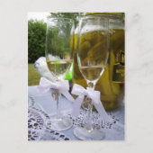 Champagne en Pickles Briefkaart (Voorkant)