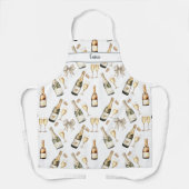 Champagne en Prosecco Liefhebber Schort (Voorkant)
