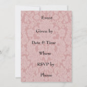 Champagne en Rozen Kaart (Achterkant)