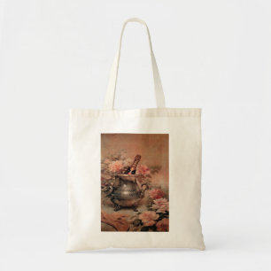 Champagne en Rozen Tote Bag