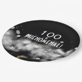 Champagne en Sparkler 100 en fenomenale Borden Papieren Bordje (Gekanteld)