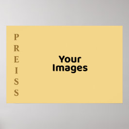 Champagne familienaam foto display poster