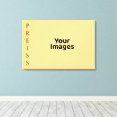 Champagne Familienaam Fotoweergave Canvas Afdrukke Afdruk (Insitu (Houten vloer))