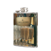 Champagne flask heupfles (Links)