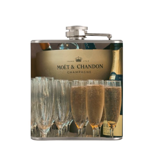 Champagne flask heupfles (Achterkant)