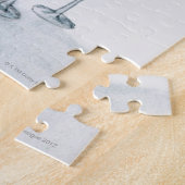 Champagne-flessen en twee glazen glazen legpuzzel (Zijkant)