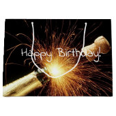champagne-flesverjaardag groot cadeauzakje (Voorkant)