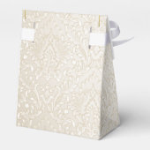 Champagne Fleur Damask Trouwgunst Geschenkdoos Bedankdoosjes (Achterkant)