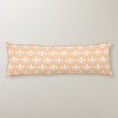 Champagne Fleur de Lys Lichaamskussen (Achterkant)