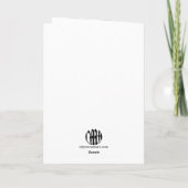 Champagne Floral Birthday Card Kaart (Achterkant)