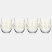 Champagne Fluiten Ontwerp Champagne Gekleurde Brui Wijnglas Zonder Voet (Links)