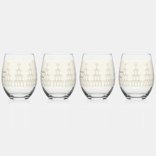 Champagne Fluiten Ontwerp Champagne Gekleurde Brui Wijnglas Zonder Voet (Links)