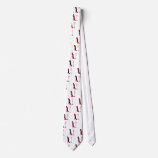 Champagne Flute Glass en Corkschroef Stiletto Shoe Stropdas